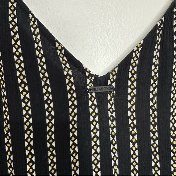 Billabong Wide leg Jumpsuit Small Black White - Picture 5 of 10